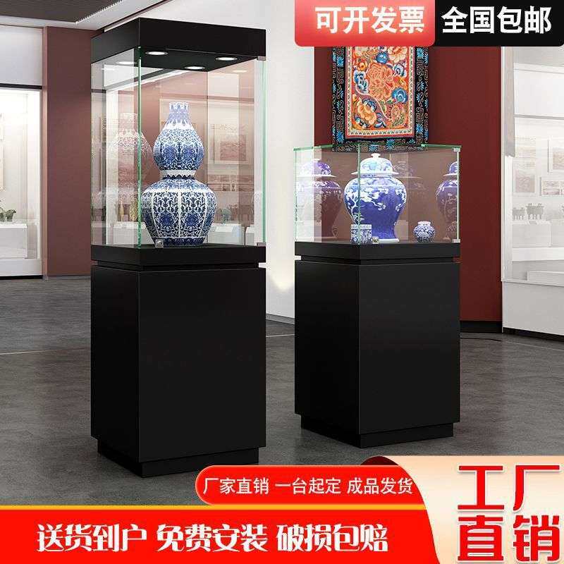 产品珠宝展示柜首饰玉器展柜玻璃柜博物馆文物陈列柜展览柜台品乐