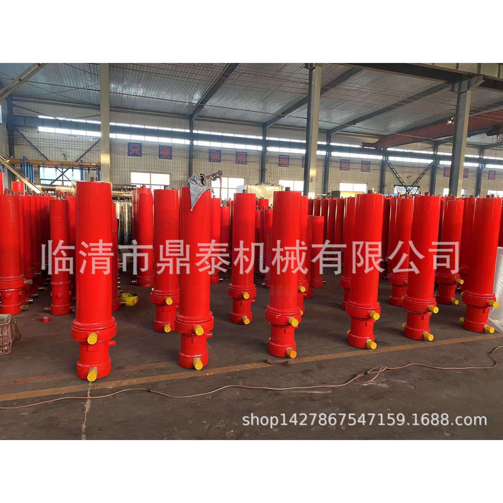 液压缸厂家 自卸车油缸液压系统配件前四后八翻斗渣土车改装