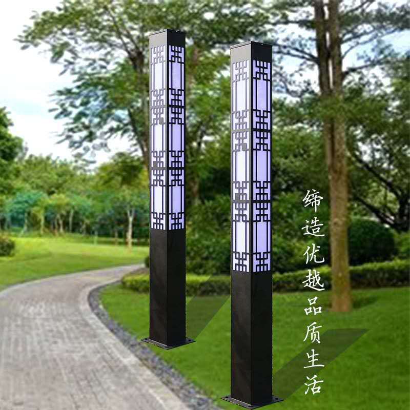 景观方灯户外灯led方形景观灯柱3米太阳能庭院灯小区园林公园路灯
