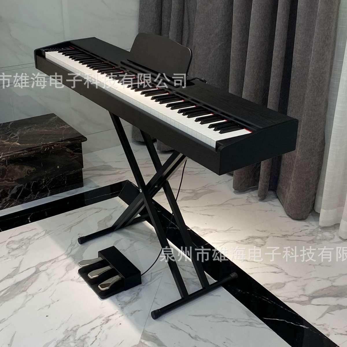 奥斯特便携多功能力度重锤88键成人电钢琴