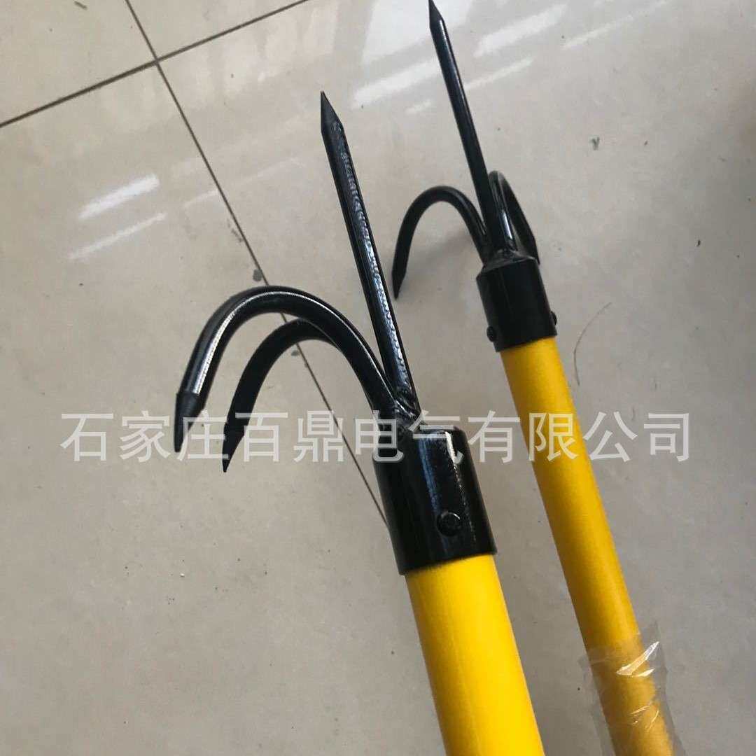 绝缘三齿耙/异物钩35kv 绝缘三齿耙 异物钩 绝缘工具百鼎