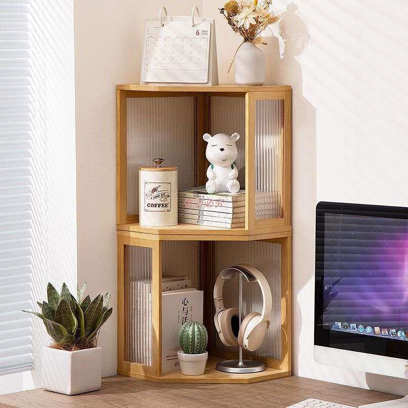 书架转角置物架家用学生桌上新款多层书柜儿童收纳架子办公室台面