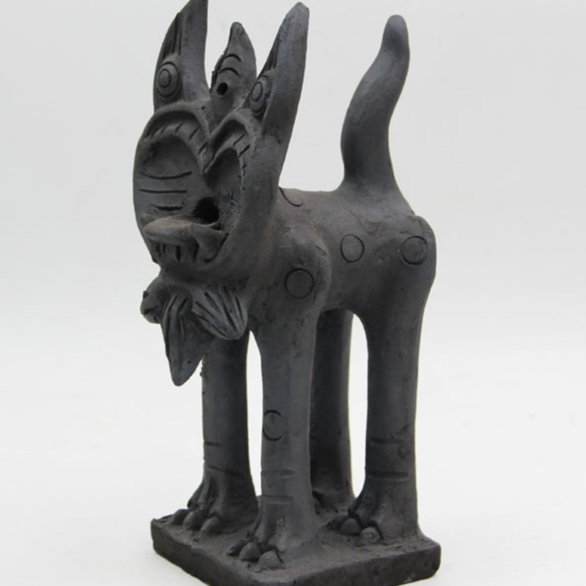 瓦摆件猫土陶开业云南文创灵兽亲友室内装饰新居旅游送非遗伴手礼