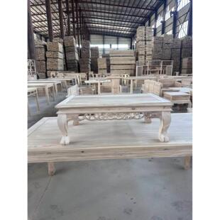 北宇实木康桌、榻榻米康桌、东北康桌、凸窗康桌、短方桌、榫卯小