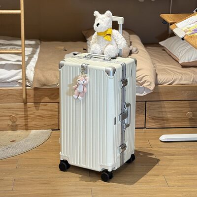 登机箱拉杆箱学生行李箱男20结密码箱女寸寸铝框旅行箱30多功能实