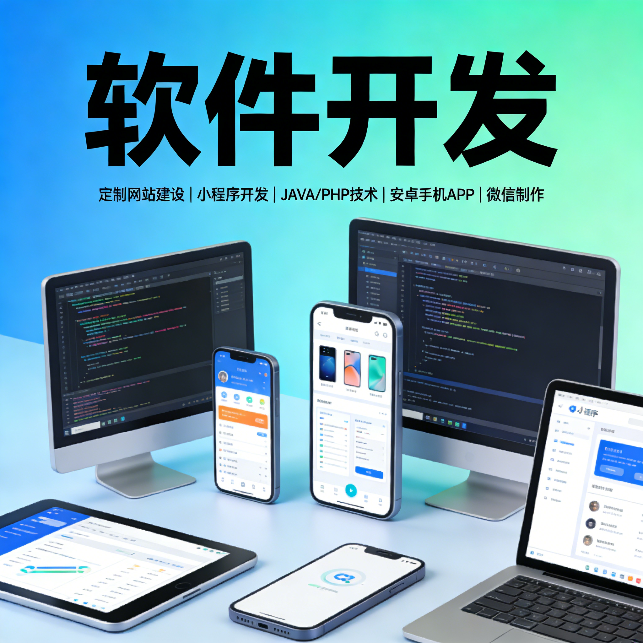 计算机软件开发 网站建设 小程序 APP 定制 JAVA PHP 源码开发