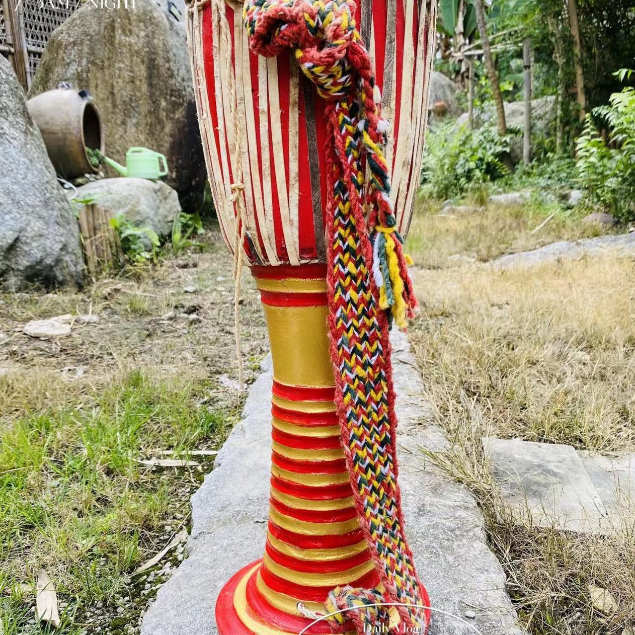 表傣族鼓手鼓鼓象鼓专业乐器跳cm舞脚演60鼓儿童云南脚象鼓