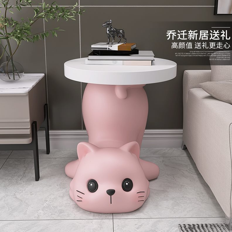 电视柜猫咪家居饰品茶几托盘客厅落地摆件礼物大型旁床边乔迁沙发