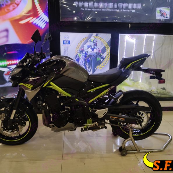 后起车架摩托车圈通用型前后可折叠轮17寸不锈钢起车架   驻车架