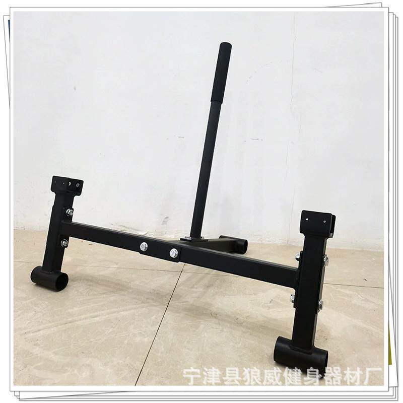 硬拉换片器双支撑换片架杠铃杆加减杠铃支架全胶片竞技片专业健身