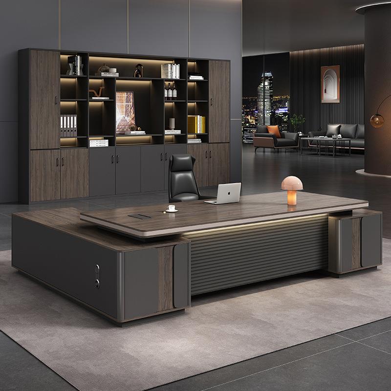 老板办公桌椅组合简约现代总裁桌大班台主管经理桌办公室组合套装
