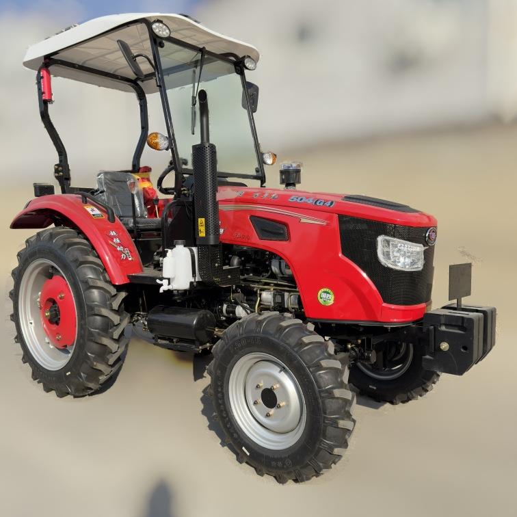 拖拉机农用四驱柴油504大棚王果园大棚开沟培土深松犁地机旋耕机