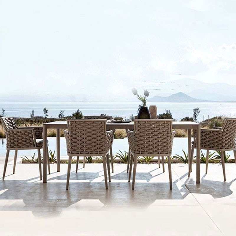 户外桌椅庭院岩板餐桌椅组合花园休闲藤椅别墅露天藤编餐桌椅组合,电子元器件市场,其它元器件,淘宝优惠券,粉丝福利购,淘宝优惠卷