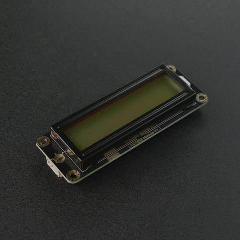 Gravity: I2C LCD1602 液晶显示屏 (灰底)