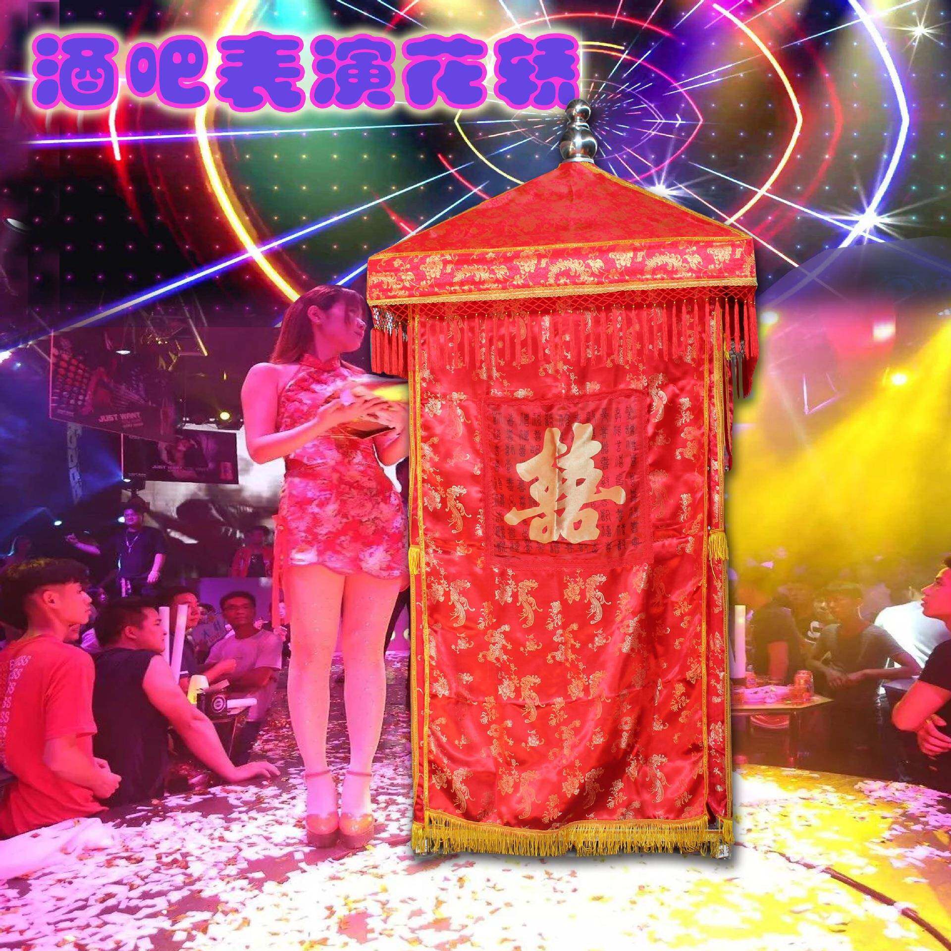 酒吧表演 花轿道具中式婚礼用品舞台演出轿子影视剧用仿古轿婚庆