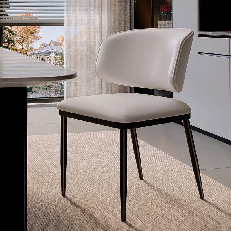 餐椅家用意式极简设计师轻奢高级酒店餐厅椅2025新款餐桌靠背椅子