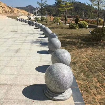 石墩护石挡学校车石大理石球湖北拦路广场花岗岩子石盾球圆球路障