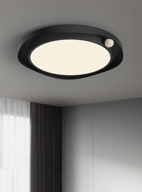 意式极简吸顶灯客厅主灯led黑色大气创意简约创意护眼主卧房间灯