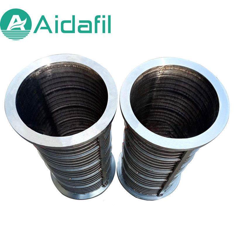 V型丝绕丝筛管 自清洗过滤器楔形滤芯 不锈钢丝环保水处理滤芯