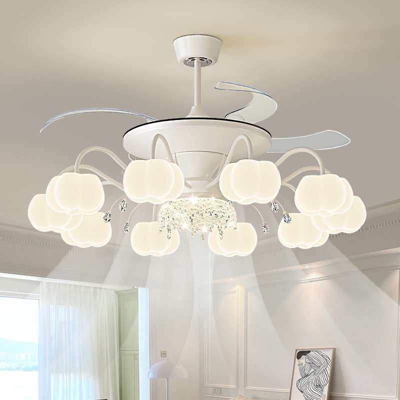 奶油风新款客厅风扇灯静音隐形餐厅吊扇灯创意云朵儿童房风扇灯,电子元器件市场,其它元器件,淘宝优惠券,粉丝福利购,淘宝优惠卷