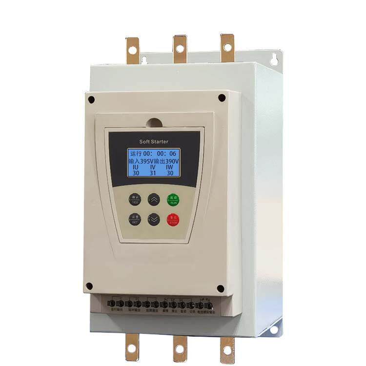 30KW在线式软启动器内置旁路软起动器两年质保售后指导智能控制