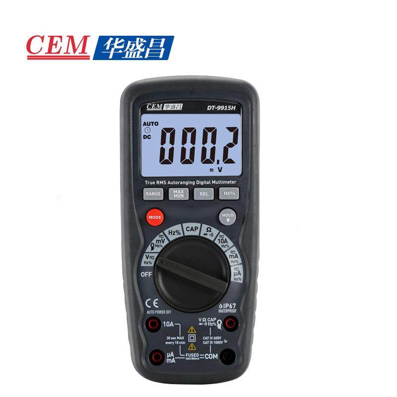 CEM华盛昌高精度数字万用表全量程保护电工万用表DT-9915H 9917H