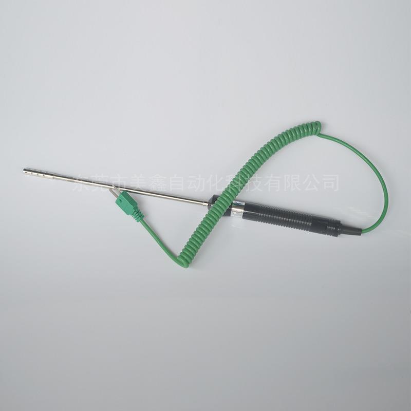 表面热电偶K型探头有孔测温直抦式手拿热电偶