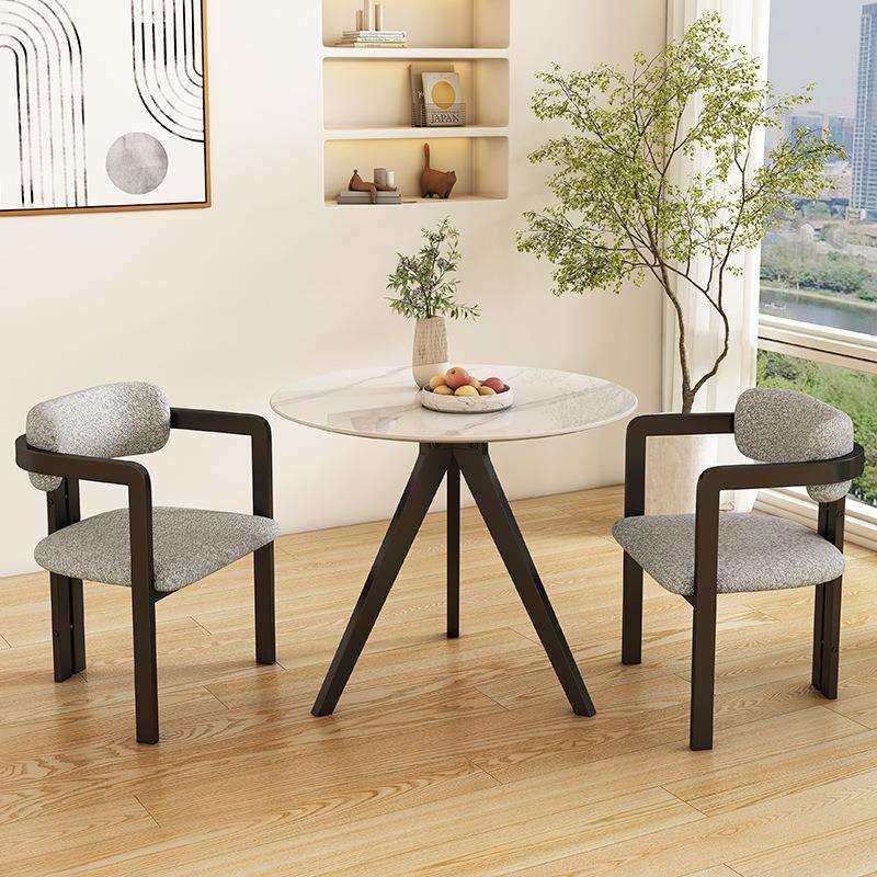 意式极简岩板餐桌小圆桌北欧中古风家用休闲民宿会客接待洽谈桌椅,鲜花速递/花卉仿真/绿植园艺,割草机/草坪机,淘宝优惠券,粉丝福利购,淘宝优惠卷