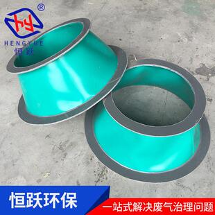 PP风管软接头塑料弯头法兰出风口通风帆布风机软连接通风管