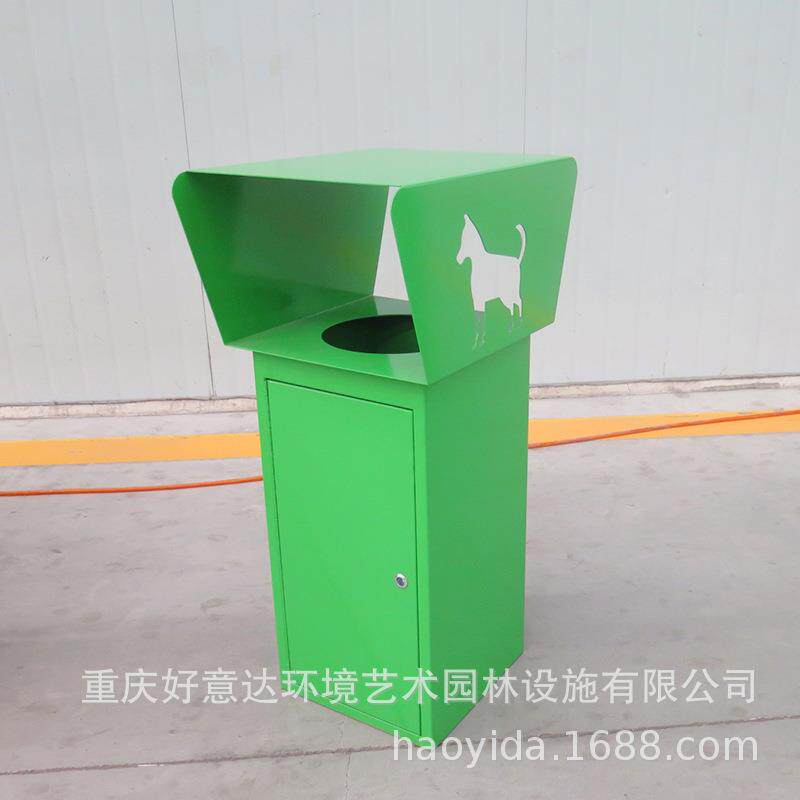 户外小区不锈钢宠物拾便箱物业宠物便便箱便纸箱狗狗粪便桶外贸单