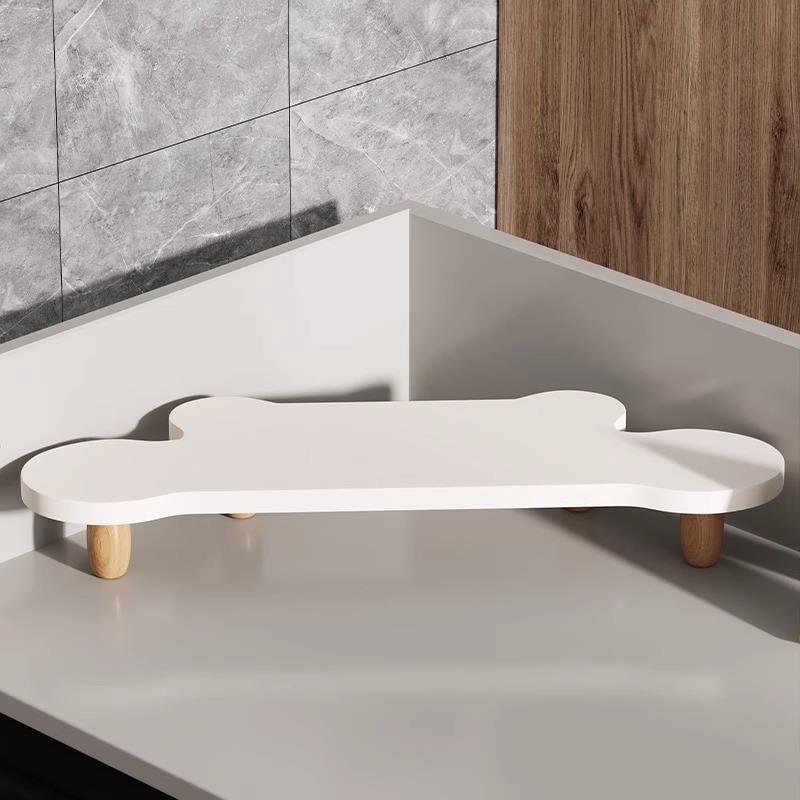 转角电脑架工位拐角显示器底座桌面收纳支架三角办公桌置物架