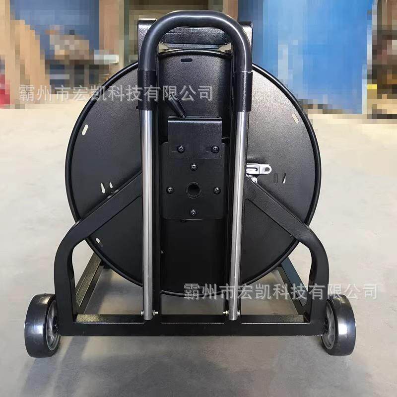 手拉式 车载绕线盘空盘收线器卷线器移动电缆盘电线盘线滚子