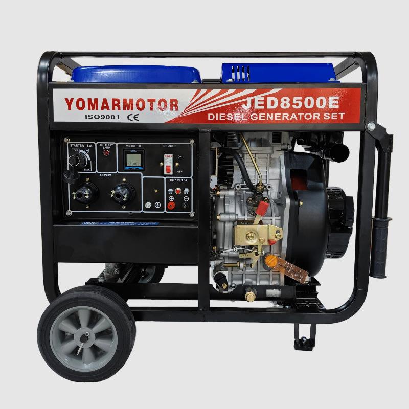柴油发电机组5千瓦组/8/10kw单相220v静音家用三相380v全自动