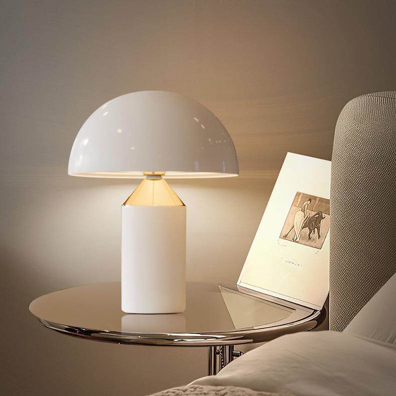 现代简约台灯创意蘑菇卧室床头灯轻奢设计师客厅桌面装饰氛围感灯
