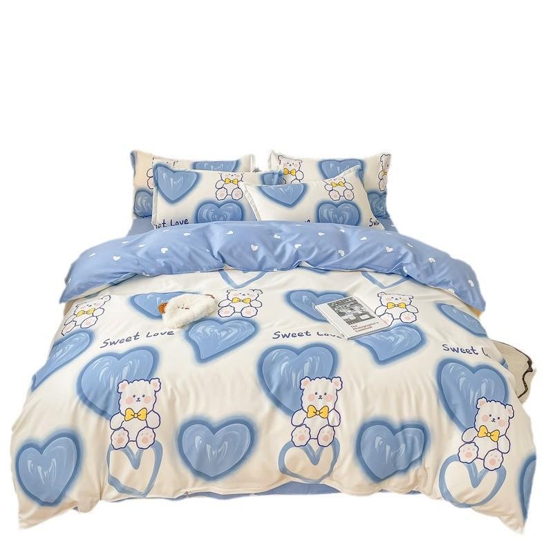 被子全套一整套学生宿舍六件套单人冬床上用品双人套装被芯八件套