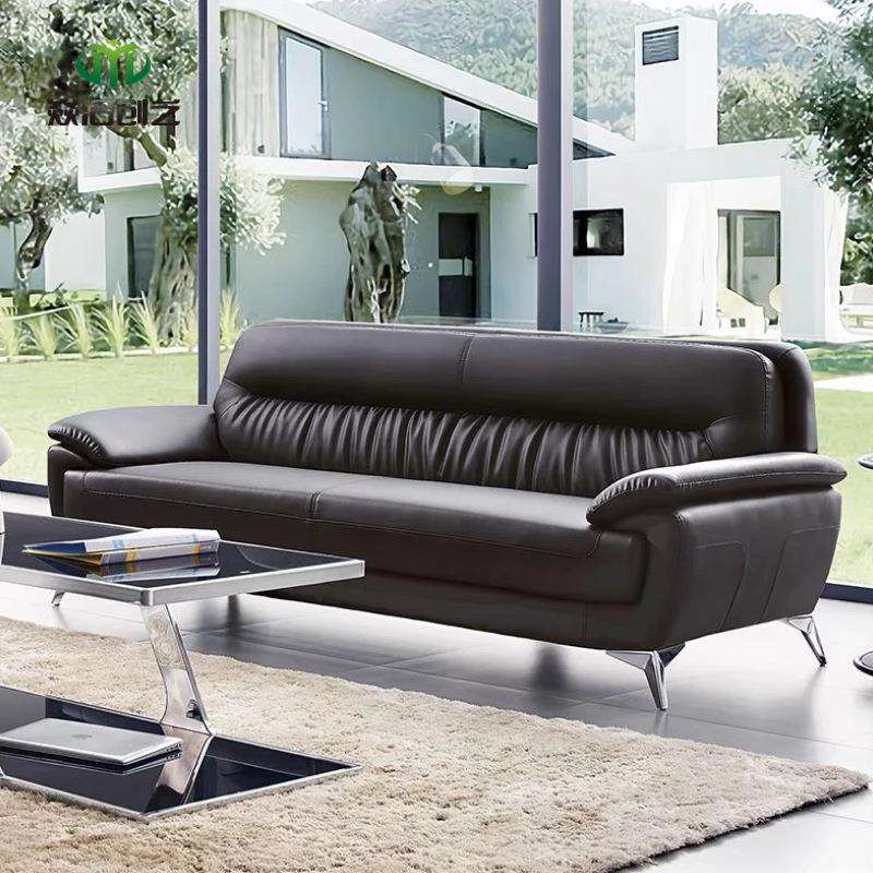 办公沙发办公室茶几组合简约现代套装洽谈会客商务接待三人位家具