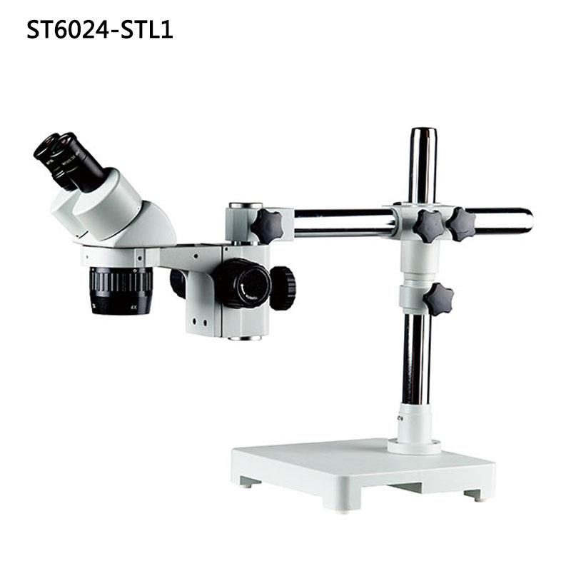 ST6024-STL6关节臂万向显微镜10倍20倍30倍40倍体视定倍两档变倍