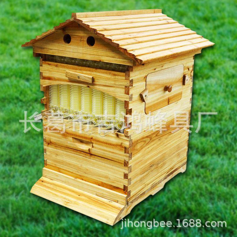 出口款全套自流蜜蜂箱巢脾自动取蜜蜂巢框蜜蜂自动取蜜装置厂家