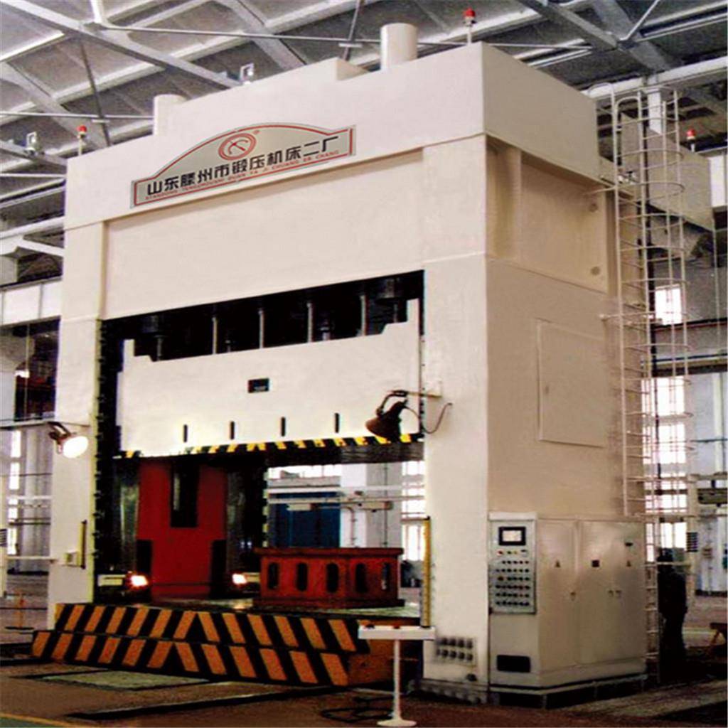 3000T三梁四柱油压机铁皮门板压花液压机不锈钢餐盘拉伸成型机