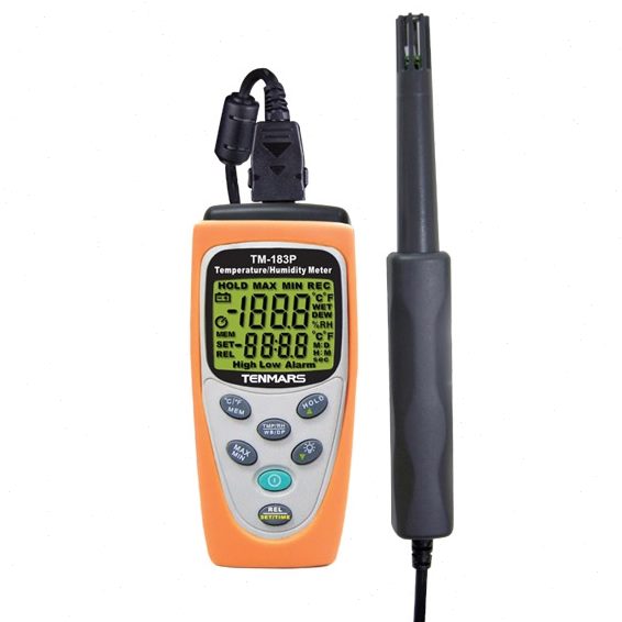 18台湾T点检测3P泰-P183数位M玛斯湿露M温湿度计温度T球-