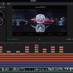 花短工程片秒片剪辑分出剪预告模板婚礼剪9快速3婚庆剪影絮映快2