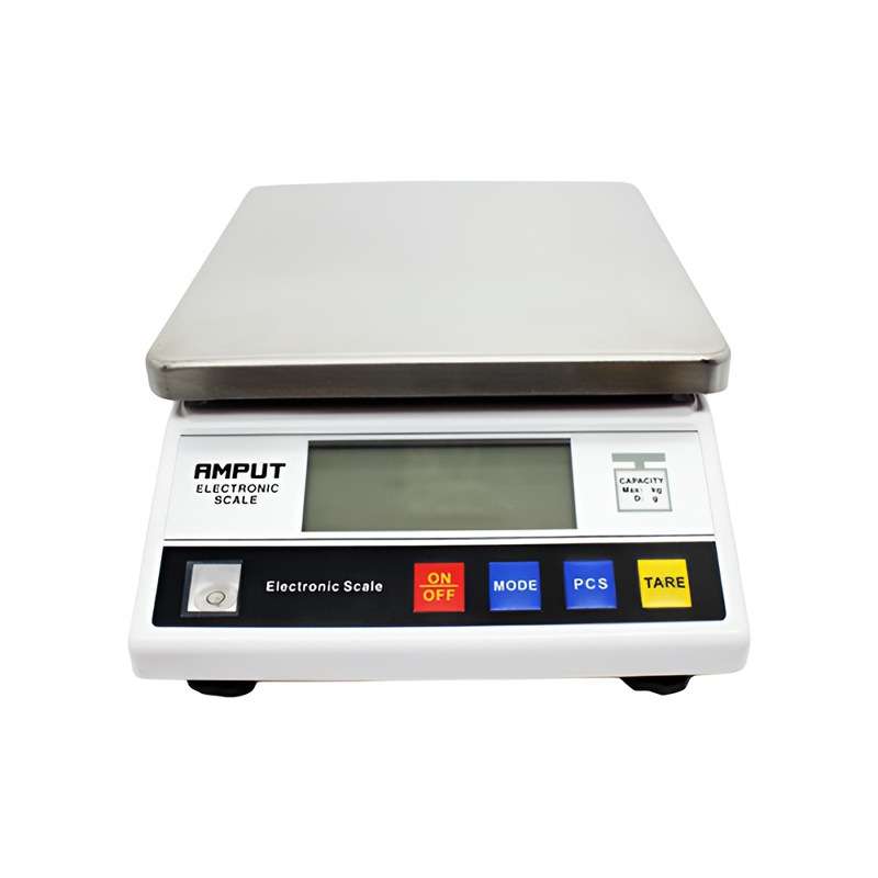 安普特电子秤0.1g高精准度30kg工商业用厨房称计数计重电子台称
