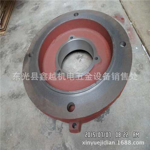 现货供应Y80-355 电机端盖 铸铁端盖 法兰端盖 平盖立式非标加工