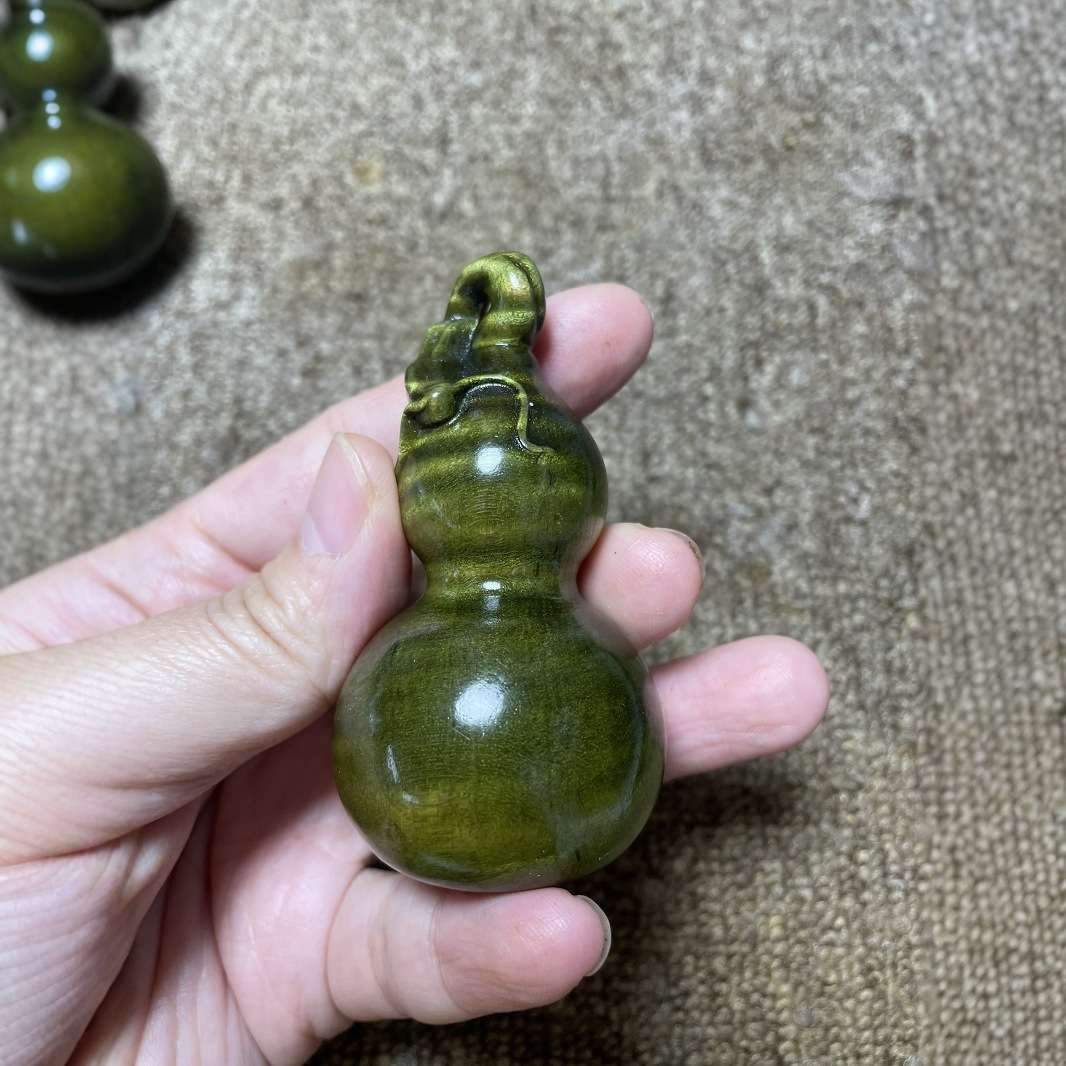 金丝楠木阴沉木满水波纹手把件老料文玩葫芦把把壶富甲天下盘玩