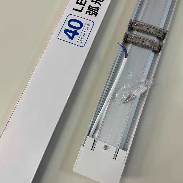 dx弧形led支架T8超薄防尘防雾一体灯管20W30W40W70w灯白光