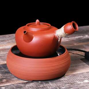 红泥砂铫煮水跳盖壶泡茶壶电陶炉玉书煨薄锅仔陶壶家用陶瓷烧水壶