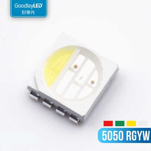 好莱光5050RGB七彩led灯珠酒吧KTV舞台灯大功率高亮绿光贴片灯珠