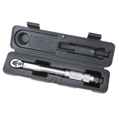 WM预置可调式扭力扳手TORQUE WRENCH 扭力扳手1/4“ 5-25NM