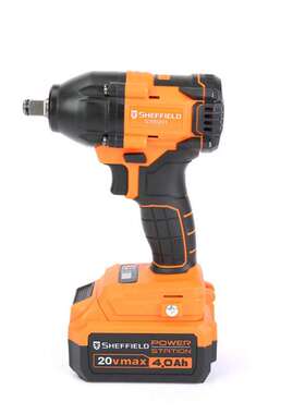 钢盾工具20V大扭力无刷锂电扳手充电电动扳手两电一充S700201