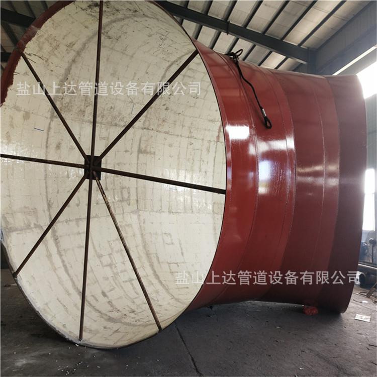 沧州排水用大口径对焊钢制Q235B弯头DN1000 90度长半径双法兰弯头